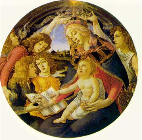 FIG. 27.—BOTTICELLI. CORONATION OF MADONNA. UFFIZI.