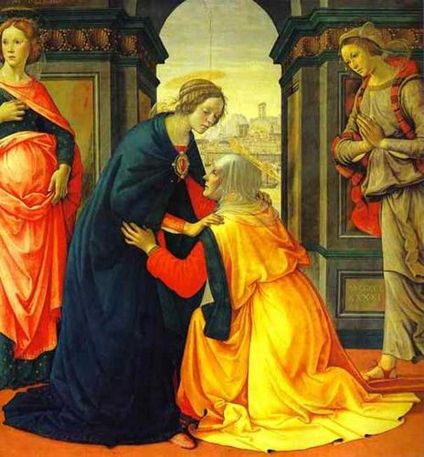 FIG. 28.—GHIRLANDAJO. THE VISITATION. LOUVRE.