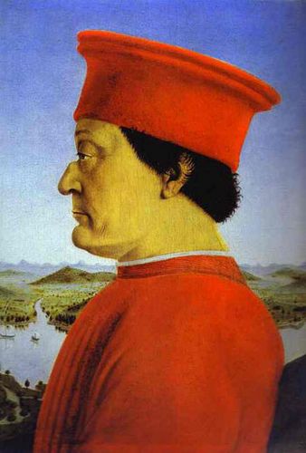 FIG. 29.—FRANCESCA. DUKE OF URBINO. UFFIZI.