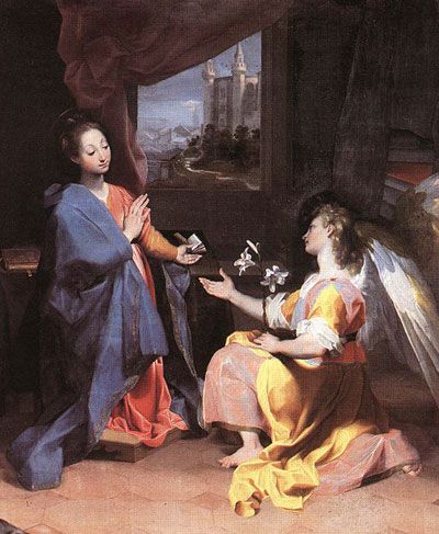 FIG. 53.—BAROCCIO. ANNUNCIATION.