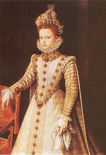 FIG. 69.—SANCHEZ COELLO. CLARA EUGENIA, DAUGHTER OF PHILIP II. MADRID.