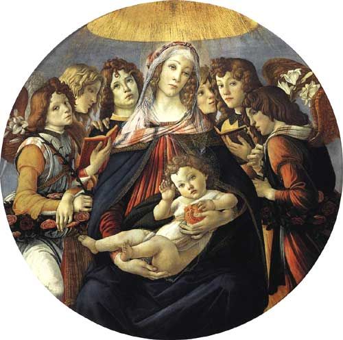 Botticelli.—Madonna of the Pomegranate.
