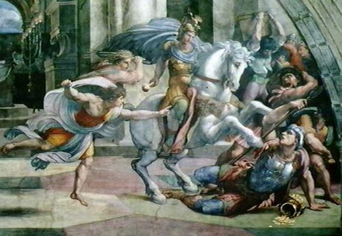 HELIODORUS DRIVEN FROM THE TEMPLE Vatican Palace, Rome