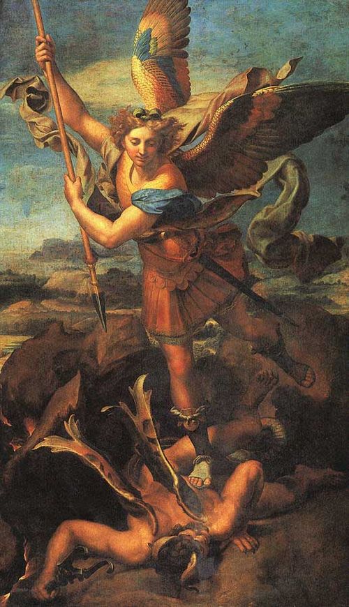 ST. MICHAEL SLAYING THE DRAGON The Louvre, Paris