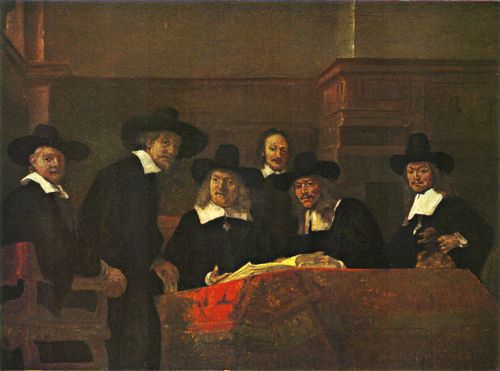PLATE III.--SYNDICS OF THE CLOTH MERCHANTS' GUILD