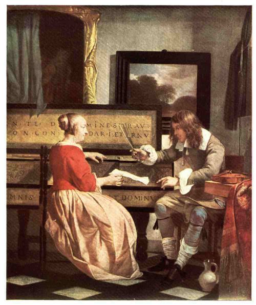PLATE XXIX.—GABRIEL METSU THE MUSIC LESSON National Gallery, London