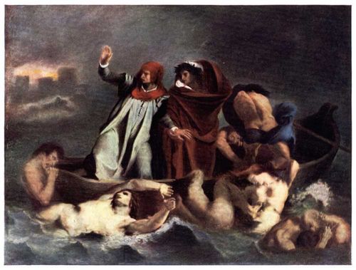 PLATE XLV.—EUGÈNE DELACROIX  DANTE AND VIRGIL  Louvre, Paris